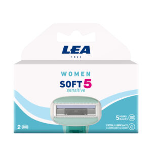 Women Soft 5 Sensitive Mini Razor Blades - 2 pack i gruppen Skgg & Rakning / Rakblad hos UnderCclub AB (LEA-32159)