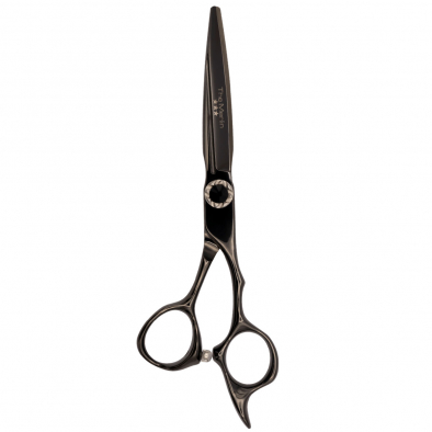 The Merlin Black Titanium 6.0 Scissors - 440C Pro i gruppen Hrvrd / Hrverktyg / Frisrsaxar hos UnderCclub AB (MT0148BT)